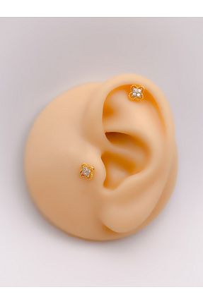پیرسینگ طلائی زنانه Trinos - کد 888672099