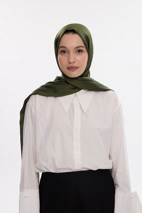 شال خاکی زنانه پنبه پلی استر MİRSOY SCARF - کد 888660919
