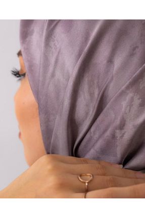 روسری بنفش پلی استر Silk Home - کد 888658791