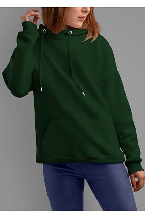 سوئیشرت سبز زنانه ساده ARS DT - کد 888700049