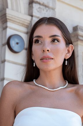 گردنبند مروارید قهوه ای Ecru Atelier - کد 888689488