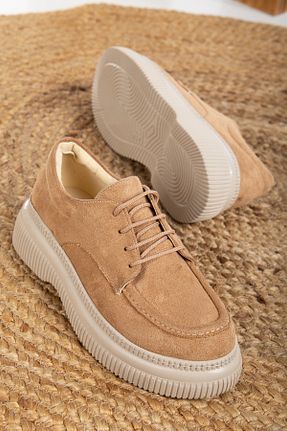 کفش کژوال بژ زنانه چرم مصنوعی Mc vay Shoes - کد 888699878