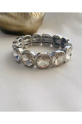 دستبند جواهر طوسی زنانه زیرکن VNS Accessories - کد 888700153