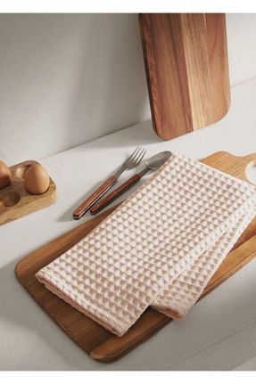 حوله آشپزخانه بژ پنبه Priene Home Textile - کد 888658285