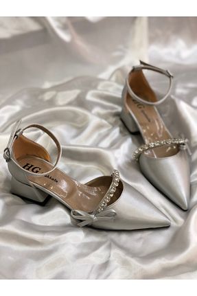 کفش مجلسی زنانه پاشنه ضخیم Hg Ayakkabı - کد 815690812