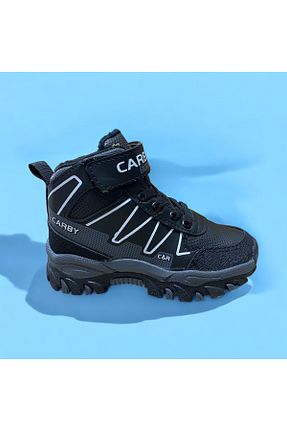 بوت / نیم بوت مشکی بچه گانه چرم مصنوعی Carby - کد 889452002