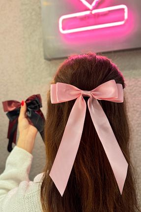 گیره سر صورتی زنانه ساتن PREGIO - کد 888719862