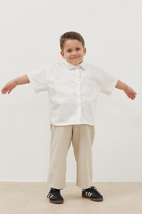 پیراهن نباتی بچه گانه رگولار Fahhar Kids - کد 874800709