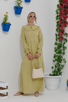 لباس سبز زنانه بافتنی Fatma Atasoy - کد 856336883