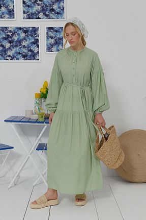 لباس سبز زنانه بافتنی Fatma Atasoy - کد 856336350