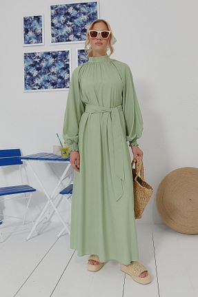 لباس سبز زنانه بافتنی Fatma Atasoy - کد 856336775