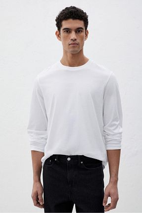 تیشرت سفید مردانه رگولار H&M - کد 858375326