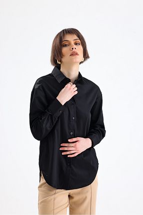 پیراهن مشکی زنانه رگولار Cartellini - کد 760162040