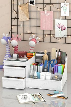 نظم دهنده کمد بژ پلاستیک Pufwin Home - کد 120593940