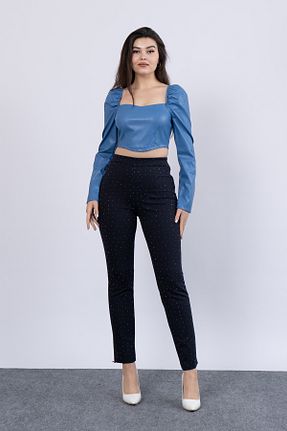 بادی آبی زنانه یقه مربعی MissVina - کد 889620673