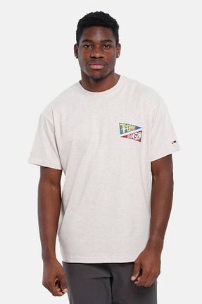 تیشرت بژ مردانه Relaxed Tommy Jeans - کد 888764633