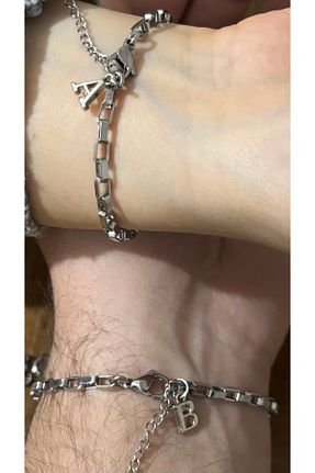 دستبند استیل (فولاد) زنانه استیل ضد زنگ derokas - کد 888700657