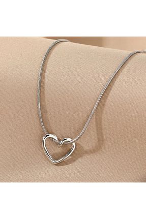 گردنبند استیل ( فولاد ) زنانه استیل ضد زنگ Satürn Silver Kuyumculuk - کد 888759642