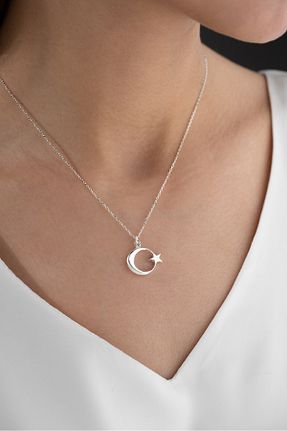 گردنبند نقره زنانه 925 عیار Vetro Silver - کد 683409502