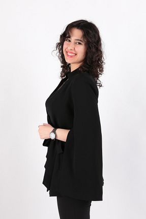 کت مشکی زنانه رگولار Ayhan - کد 820051532