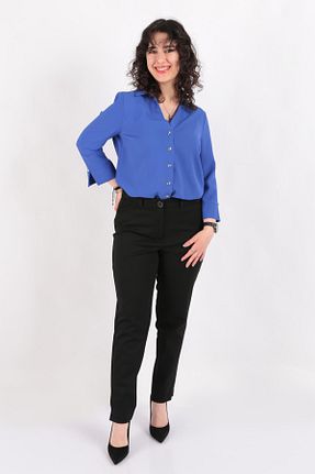 شلوار مشکی زنانه پارچه Ayhan - کد 820004297