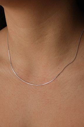 گردنبند استیل ( فولاد ) زنانه استیل ضد زنگ ESBAFLOR - کد 888818116