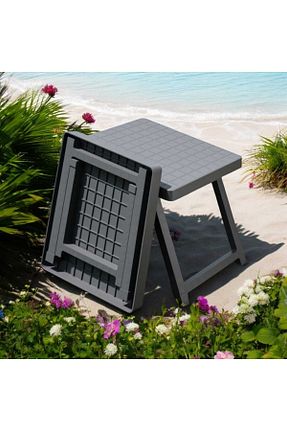 میز کمپ طوسی پلاستیک TR PEERLESS - کد 858551681
