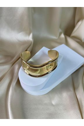 دستبند استیل (فولاد) طلائی استیل (فولاد) BIJOUX - کد 888813209