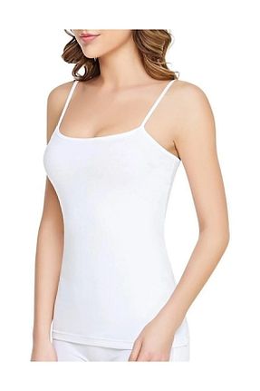 رکابی سفید زنانه پنبه ای KEYAL - کد 888826452