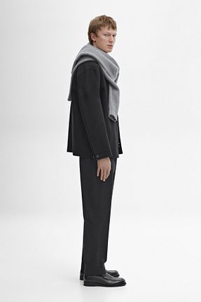 شلوار سرمه ای مردانه پنبه ای Massimo Dutti - کد 888832056