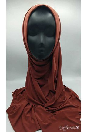 شال نارنجی زنانه پنبه پلی استر Differenza - کد 888840507