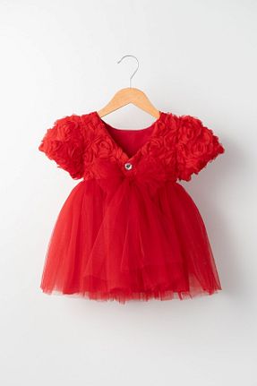 لباس قرمز بچه گانه بافتنی Banamio - کد 888872067