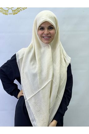 روسری بژ پنبه پلی استر ALDAİR - کد 888877270