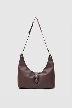کیف دوشی سرمه ای زنانه چرم مصنوعی Shule Bags - کد 888906472