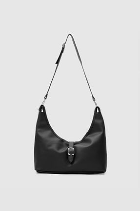 کیف دوشی مشکی زنانه چرم مصنوعی Shule Bags - کد 888906456