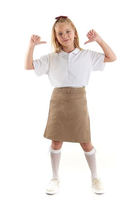 دامن بژ بچه گانه پارچه Ahengim Kids - کد 889686398
