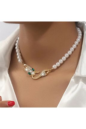 گردنبند جواهر سفید زنانه مروارید begüm jewelery - کد 889683242