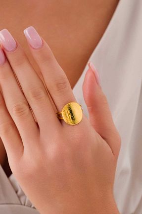 انگشتر طلا زرد زنانه 14 عیار ZEYNEPLİ GOLD - کد 888890460