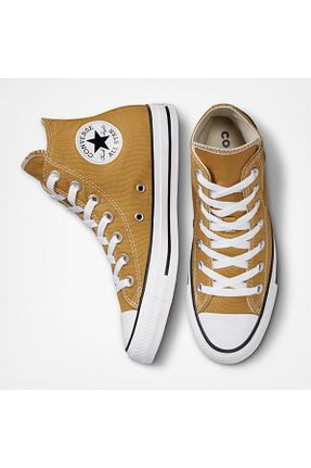 کفش اسنیکر زرد زنانه بند دار Converse - کد 888929945