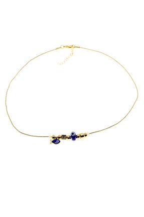 گردنبند استیل ( فولاد ) طلائی استیل (فولاد) NKIE JEWELS - کد 888946554