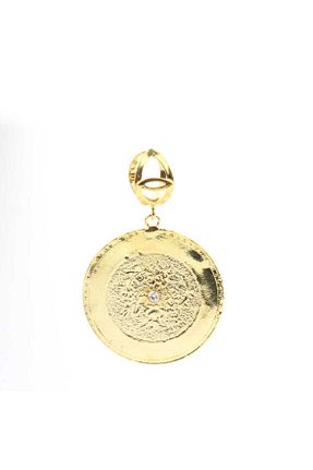 گردنبند نقره طلائی زنانه 925 عیار Nusret Takı - کد 31828547