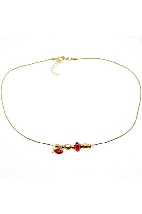 گردنبند استیل ( فولاد ) طلائی استیل (فولاد) NKIE JEWELS - کد 888947040