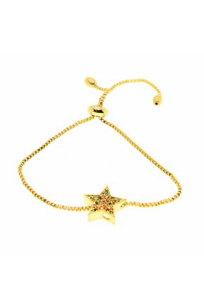 دستبند استیل (فولاد) طلائی استیل (فولاد) NKIE JEWELS - کد 889704884