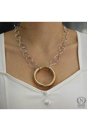 گردنبند نقره رنگی زنانه 925 عیار Nusret Takı - کد 684483169