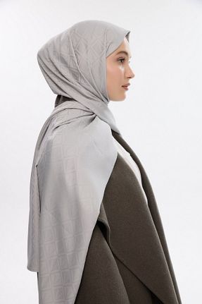 شال طوسی زنانه پنبه پلی استر MİRSOY SCARF - کد 888964534