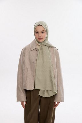شال زرد زنانه پنبه پلی استر MİRSOY SCARF - کد 888964541