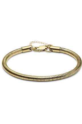 دستبند استیل (فولاد) زرد زنانه استیل (فولاد) mehbek - کد 887902927