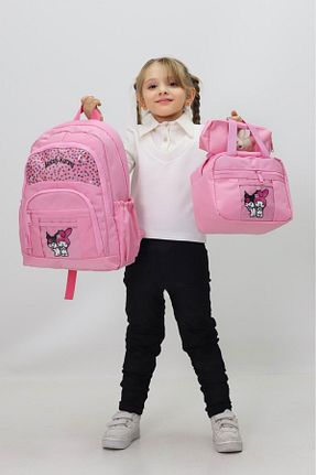کیف مدرسه صورتی بچه گانه پارچه ای Probag - کد 925960400