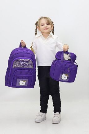 کیف مدرسه بنفش بچه گانه پارچه ای Probag - کد 925425111