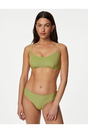 پائین تنه بیکینی سبز زنانه ساده Marks & Spencer - کد 750225119